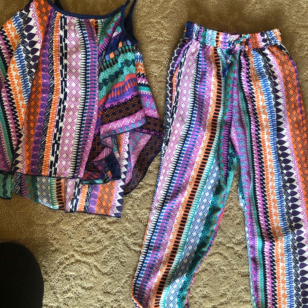 🎉HP🎉Girls 2 piece summer  outfit size 5